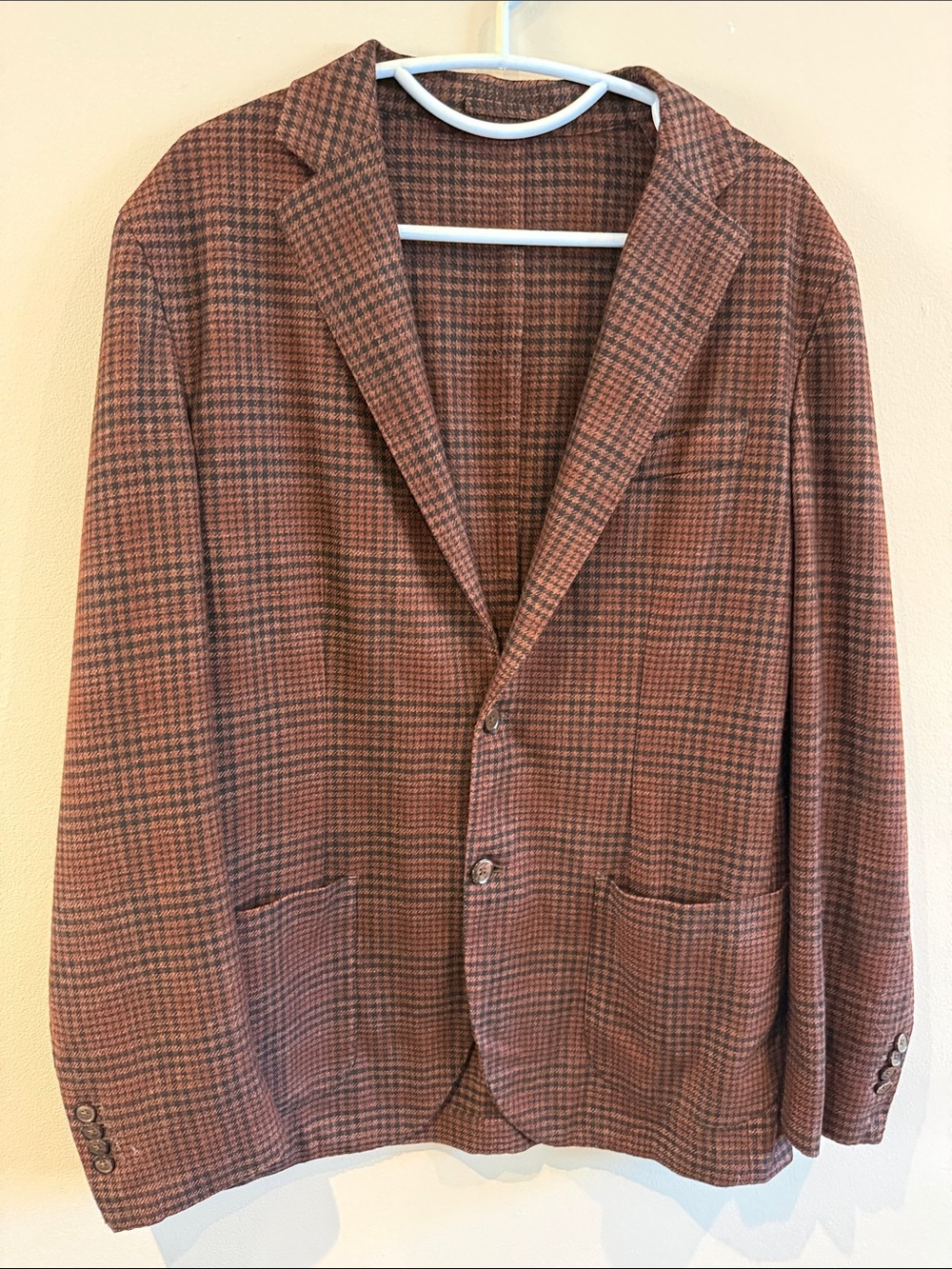Luigi Bianchi Glen Plaid Sport Coat - Classic Tailored Blazer